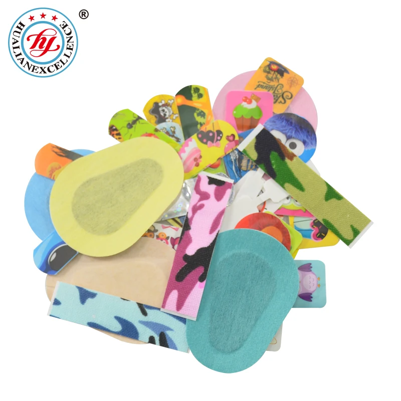 Оригинальный водонепроницаемый милый детский пластырь с индивидуальным принтом для ран сертификатами ce и iso