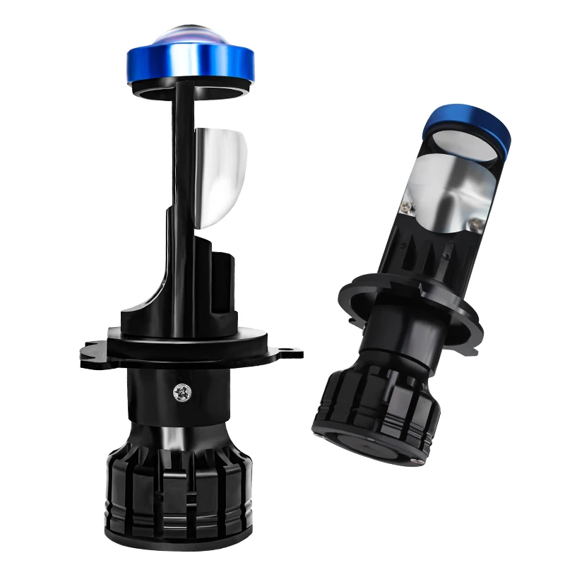 P5 Car Lamp Bulb High Low Beam 8000lm/10000lm/12000lm 35W/55W H4 H7 Led Projector Lens Mini bi Led Projector Headlight