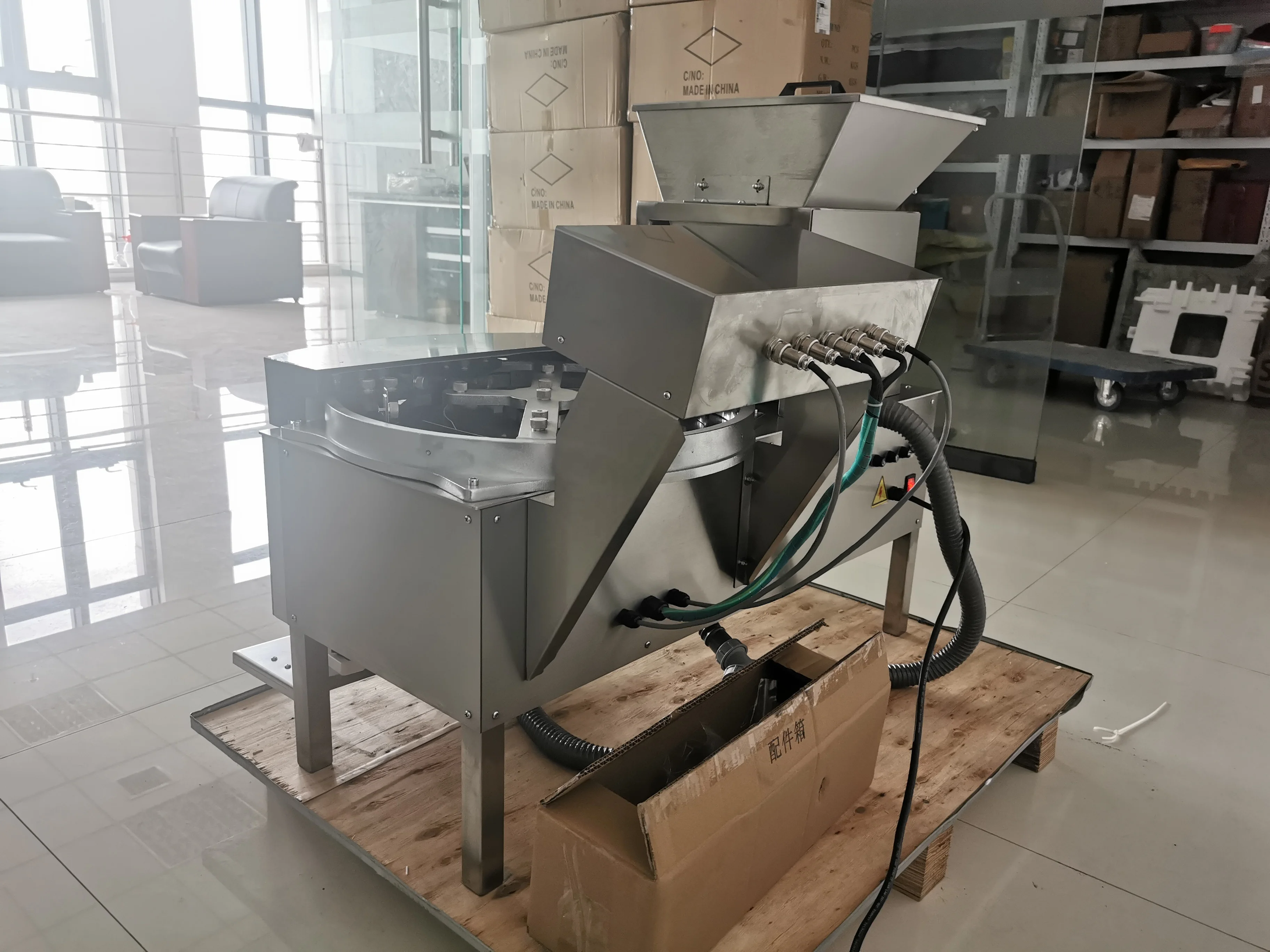 Manual tablet counter filling for capsules capsule counting electronic pill counter tray machine