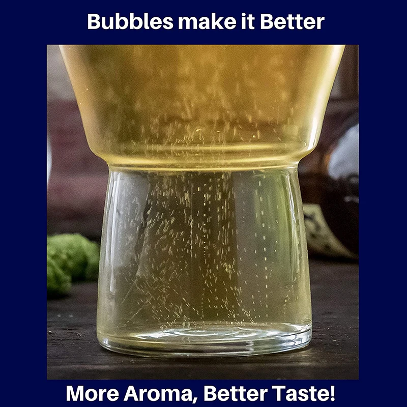 Custom Logo Tulip Shape Muffin Top 16 OZ Pint Beer Glasses