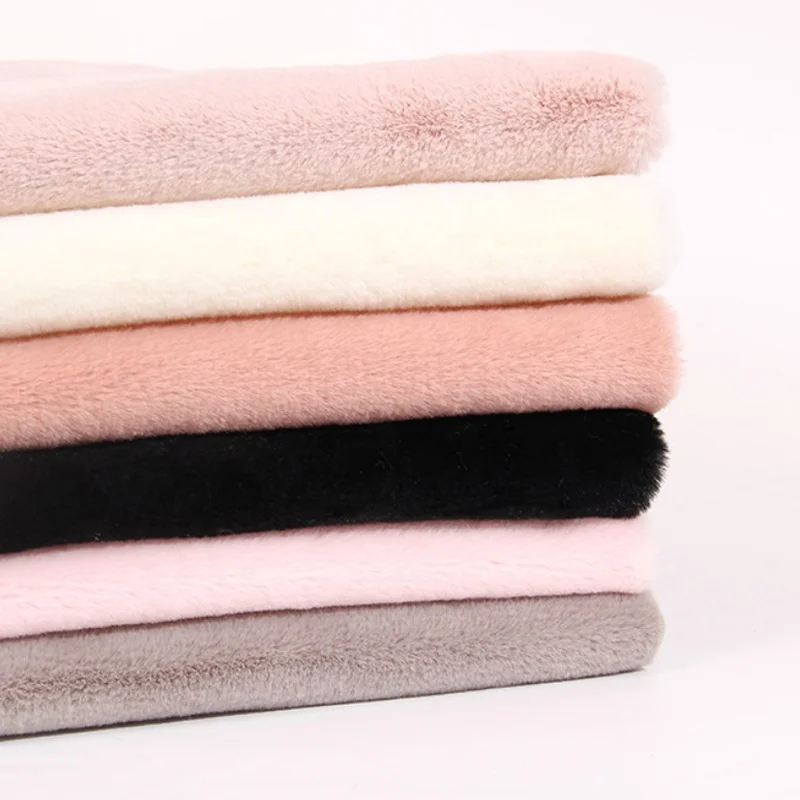 
100% polyester fashionable custom design dyeing rabbit fur for garment 