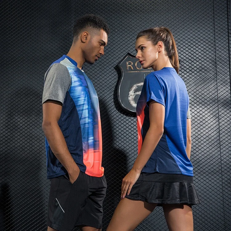 Повседневный Спортивный комплект унисекс с сублимационным принтом, индивидуальная тренировочная спортивная одежда, комплект теннисной одежды