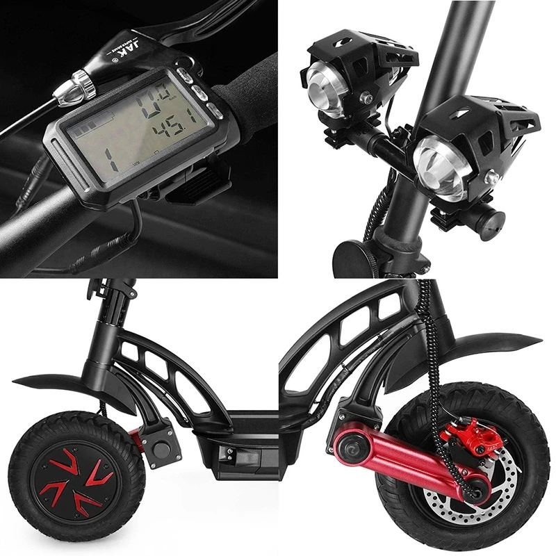 2000 w motor 48v 23ah battery steel and aluminum alloy waterproof off road electric scooter scooters