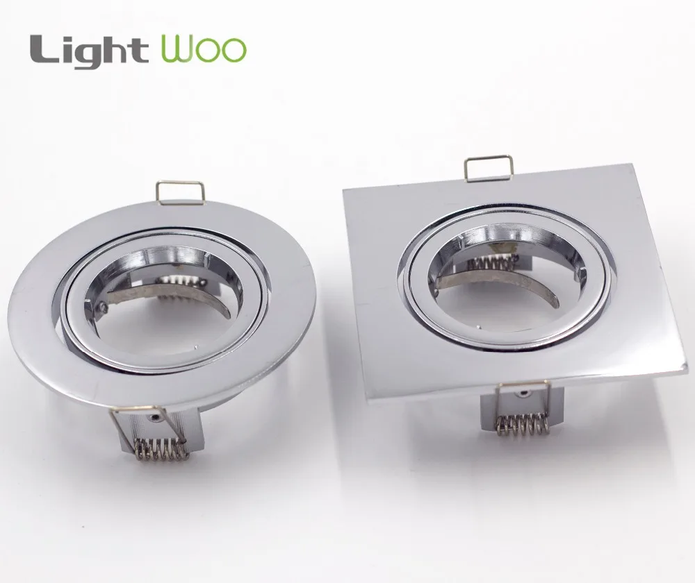 Регулируемый круглый MR16 GU10 Корпус Рама mr16 Светильник направленного света корпус