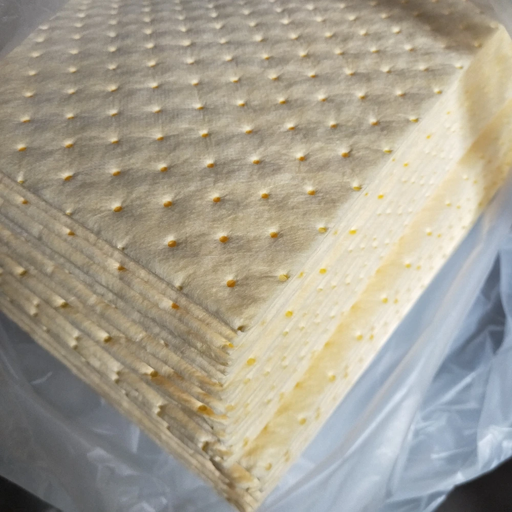 Professional Manufacturer Manual Oil Absorber Biodegradable Chemical Adsorption Pad