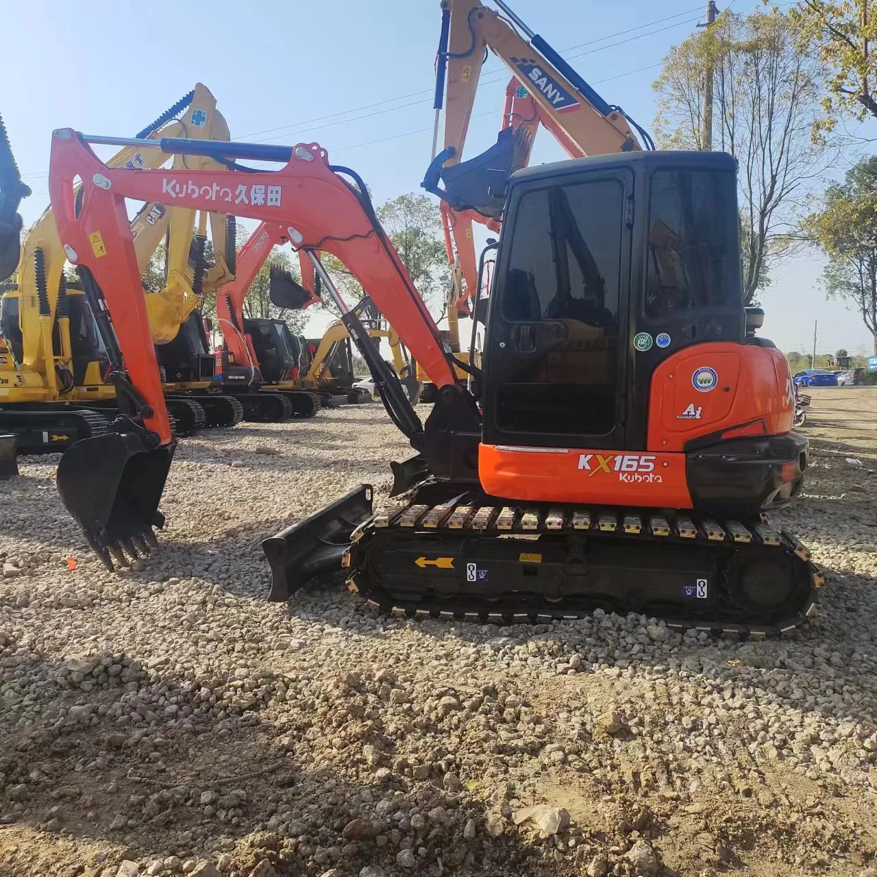 165 экскаваторы Kubota б/у Гусеничные