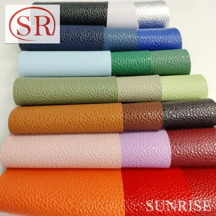 China Material wear-resistant perforated automotive leather PVC synthetic leather for car upholstery