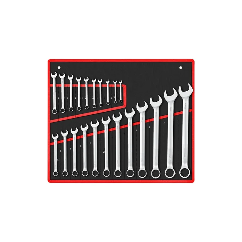 Carbon steel metric 6-32 mm 14pcs combination wrench set