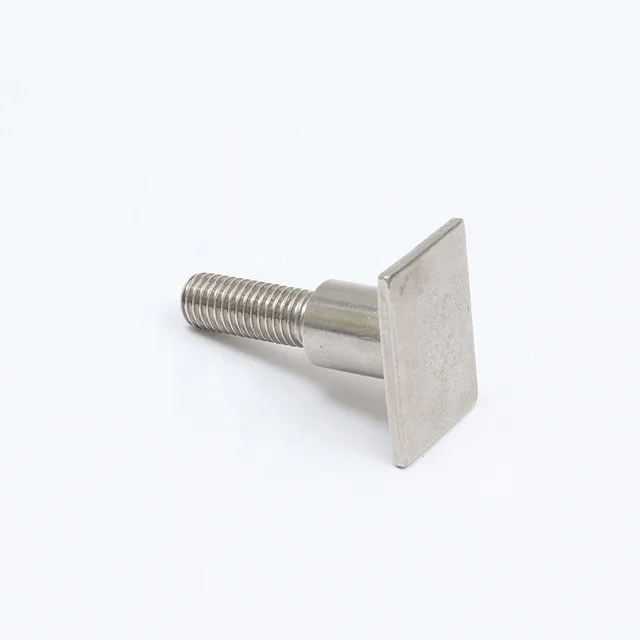 316 stainless steel m4 to m20 shoulder bolt square boolt  DIN186 flat head t bolt
