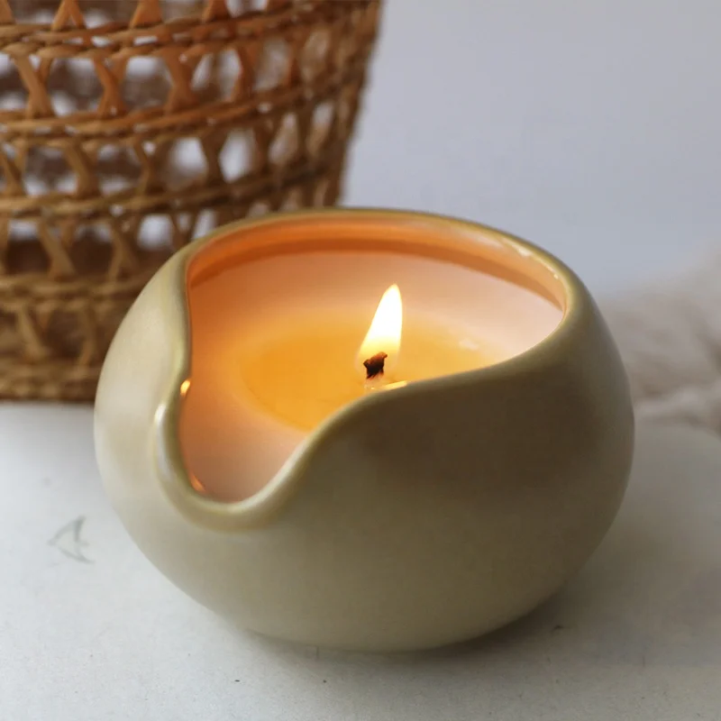 Factory Wholesale Nice Smell Scented Soy Massage Oil Candles