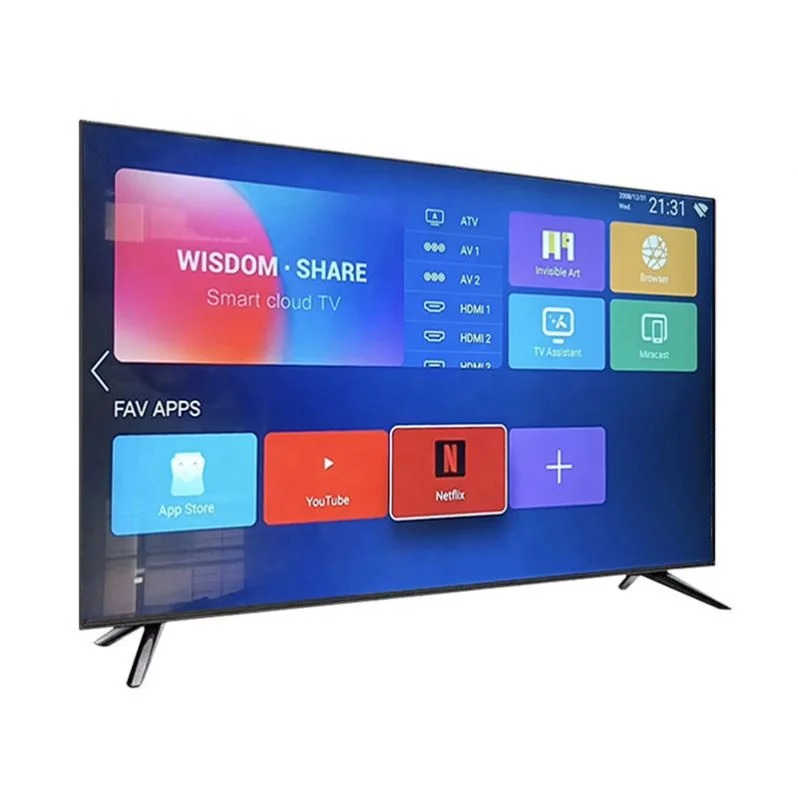 Android Wi-Fi TV 55 inches pulgada Pantalla plana 4K HD smart TV 55 inches flat screen TV