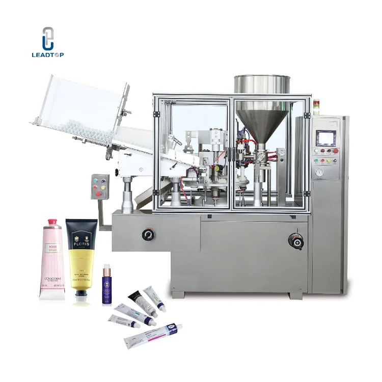 inner heating type toothpaste tube filling sealing machine tube filling machine equipment for cosmetic production line