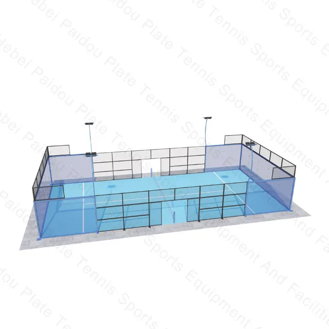 Custom Outdoor Padel Court Professional Competition Paddle Tennis Court