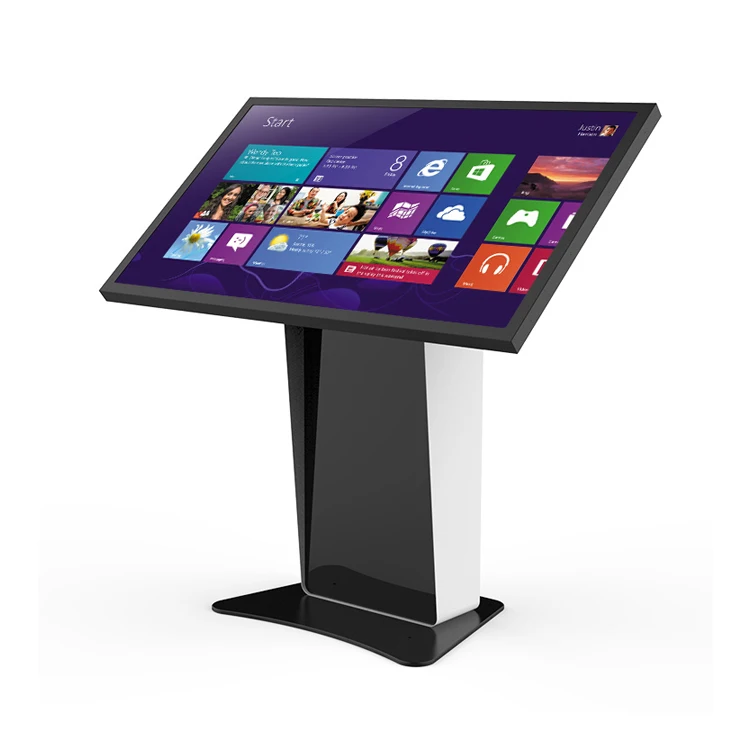 55 дюймов wi fi сети Автономный светодиодный рекламный плеер самообслуживания интерактивные проверки информации киоск