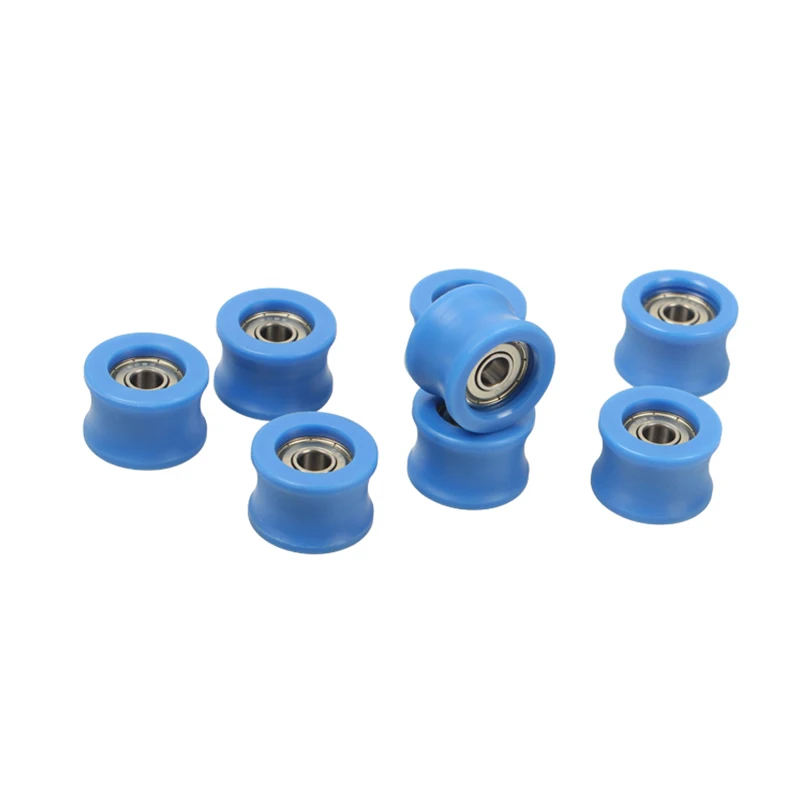 Завод с ЧПУ, оптовая продажа, маленький шкив, скользящий, жесткий пластиковый шкив, хорошо износостойкий, заменяющий стальной кабель, шкив, колеса в POM