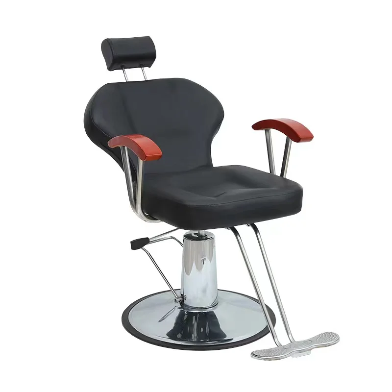 Beauty Barbershop Antique Salon Equipment and Furniture Hair Saloon Chairs Metal Barber Chair Leather Style Chair