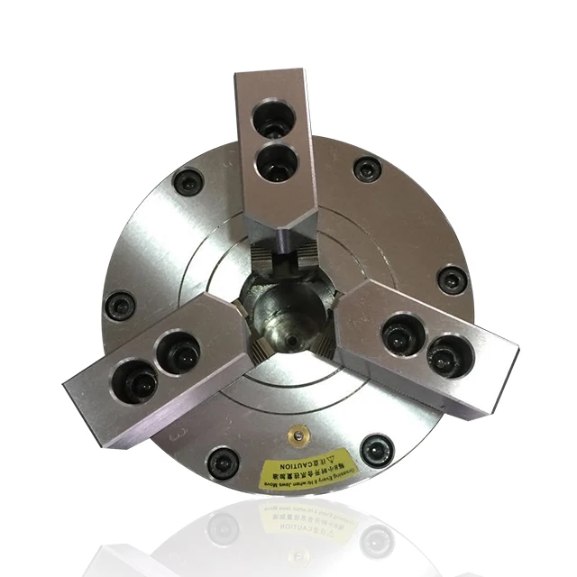 3 Jaws Semi-through hole Pneumatic Collect Chuck Lathe Chuck for CNC Lathe Customizable Collect Chuck CNC Jaws
