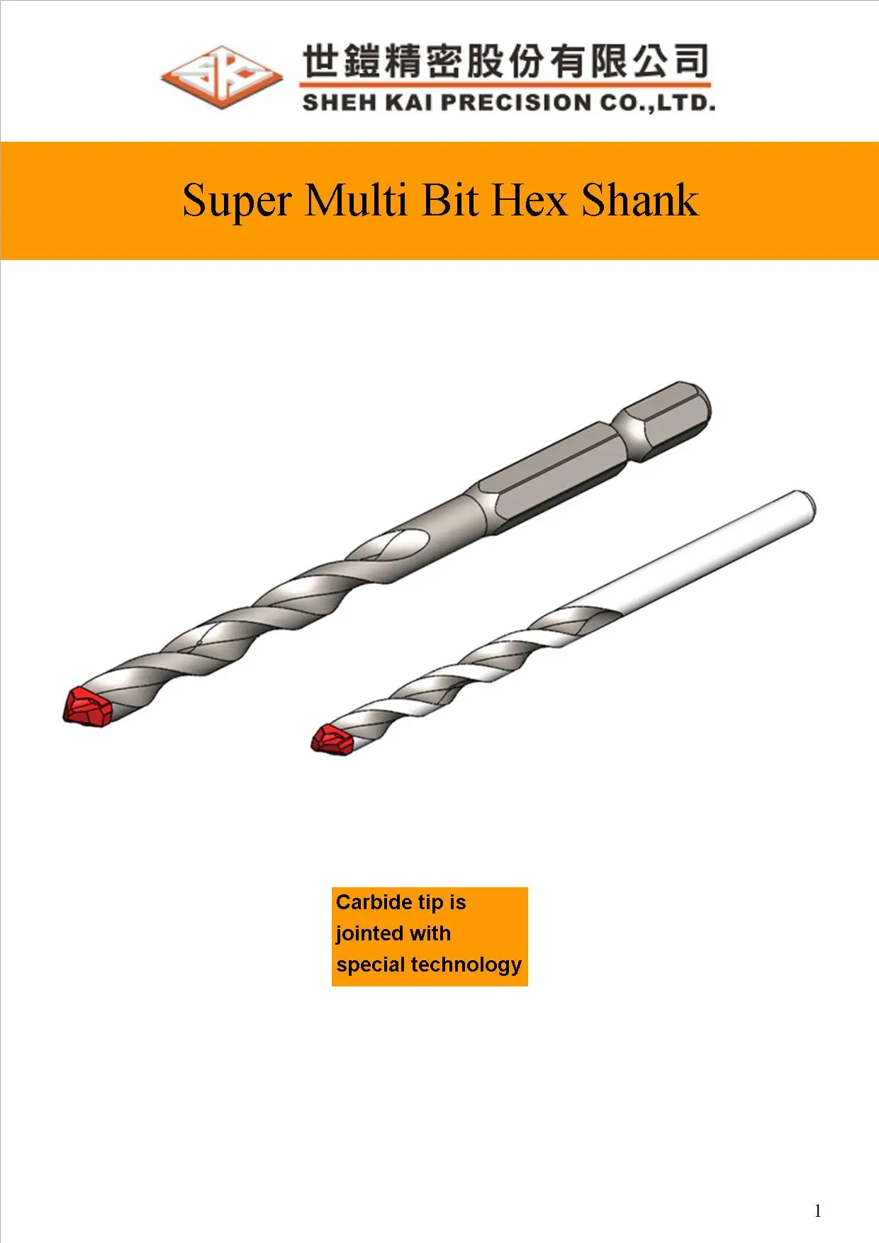 Drill Bit Set with Quick Change Shanks - Made in Taiwan
