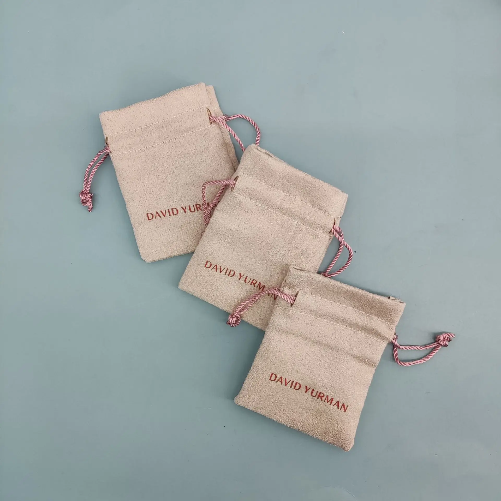 Custom Suede Gift Pouch Flannelette Bag Tarot Card Jewelry Suede Microfiber Storage High-quality Popular Small Drawstring Bag