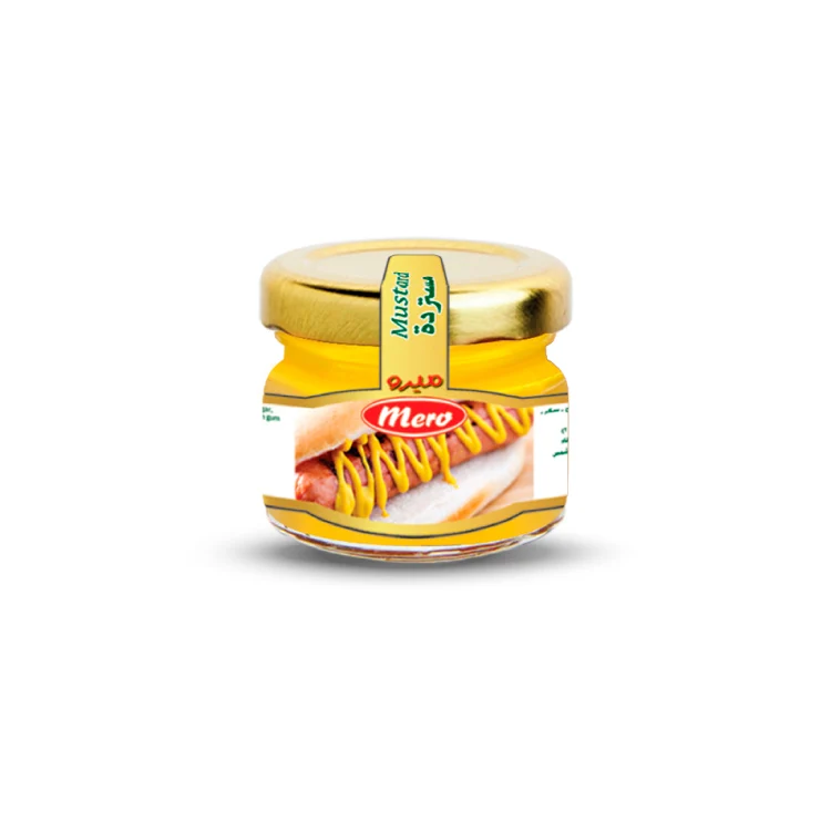 Mero Mustard Mini Jar  Cooking Sauce Condiment Chinese Bag Shiny Bottle Box Sweet KOSHER Bulk Packaging Color Weight