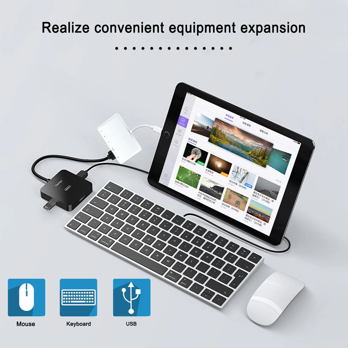  OTG Устройство для чтения карт с подсветкой цифровой адаптер AV к HDTV 1080 P iPhone 7