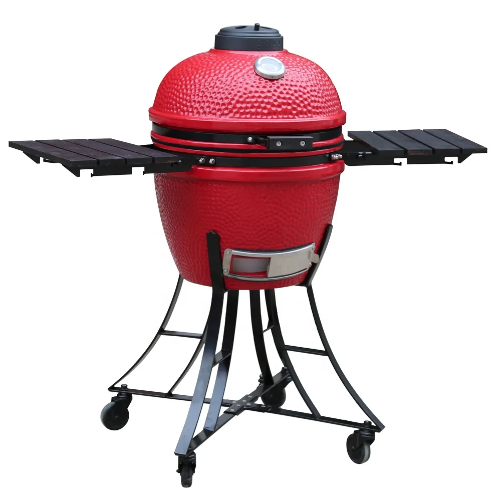 18inch  big size professional manufacturer of brilliant quality ceramic kamado grill outdoor bbq