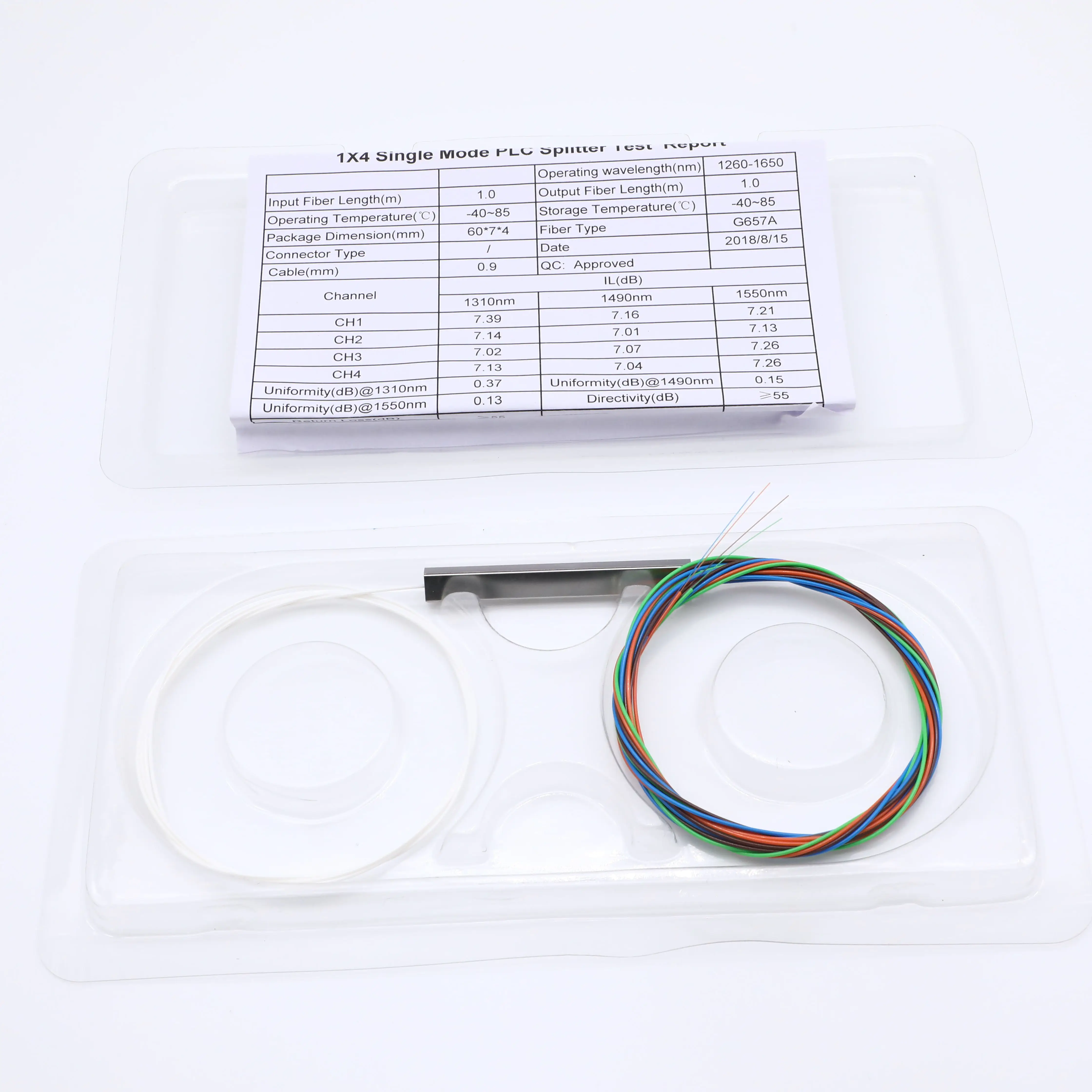 1*4 PLC Splitter without connector