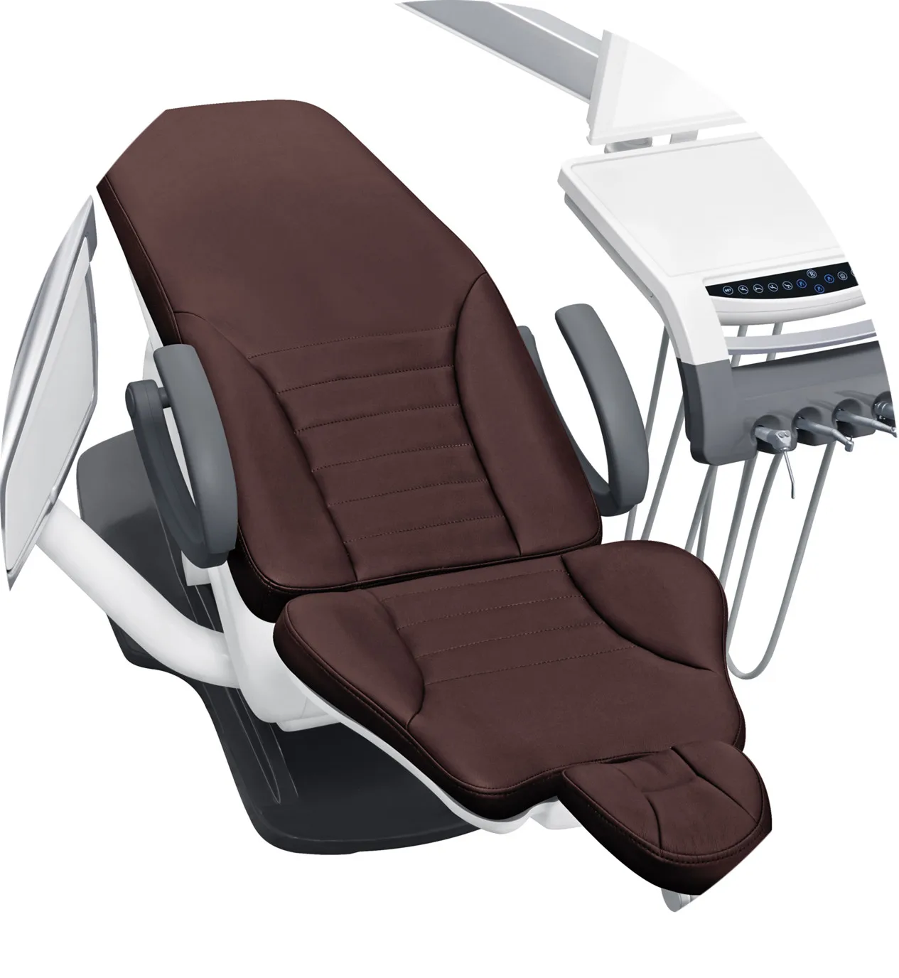 New design dental chair unit with aluminum base