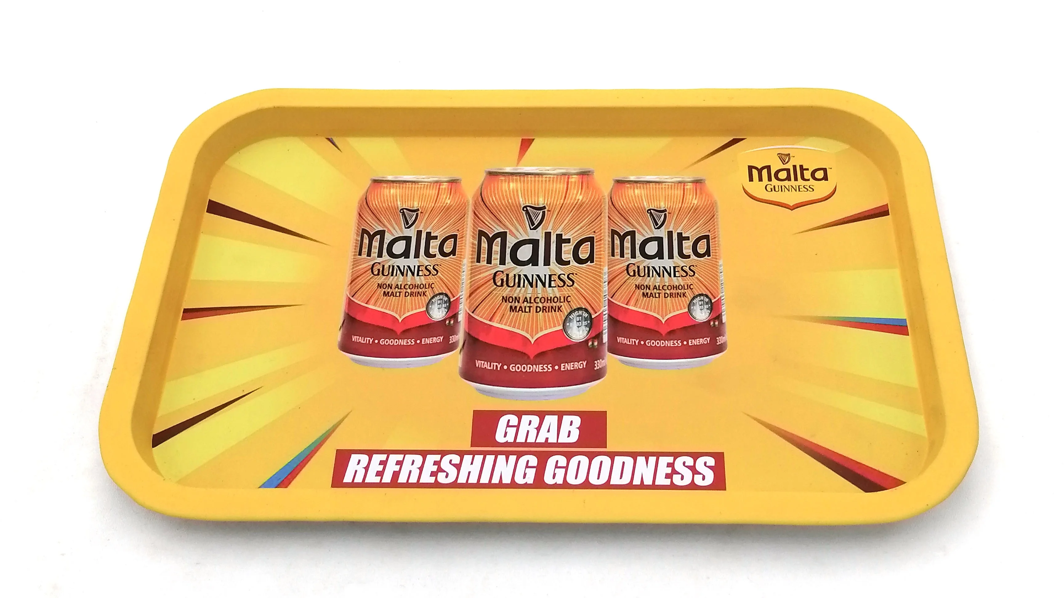 Multiple Sizes Wholesale Custom LOGO Tin Metal Rolling tray Decorative Tinplate Serving Trays