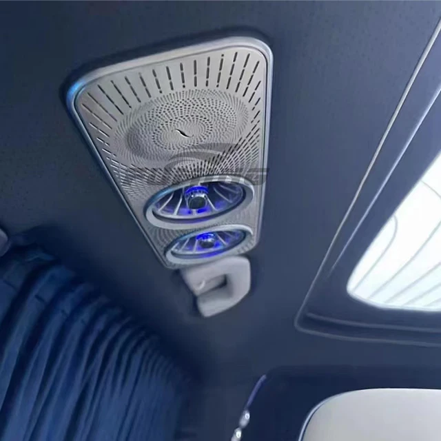 Mercedes-Benz Vito V-Class (V250 V220 V260) Carbon Decorative Air Outlet Atmosphere Light Turbine Flower Design Style Car Parts