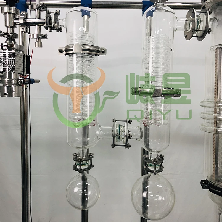 Turnkey Solution Fast Delivery extraction and separation of hemp oil Essential Oils CBD Glass Molecular Distillation