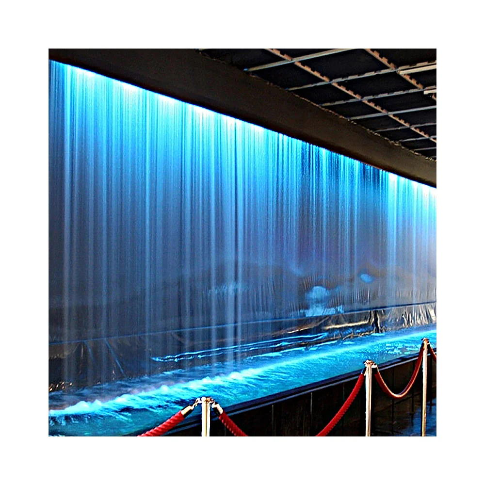 Top Quality waterfall fountain outdoor  Multimedia Controlled Musical  Water Curtain Water Feature Outdoor