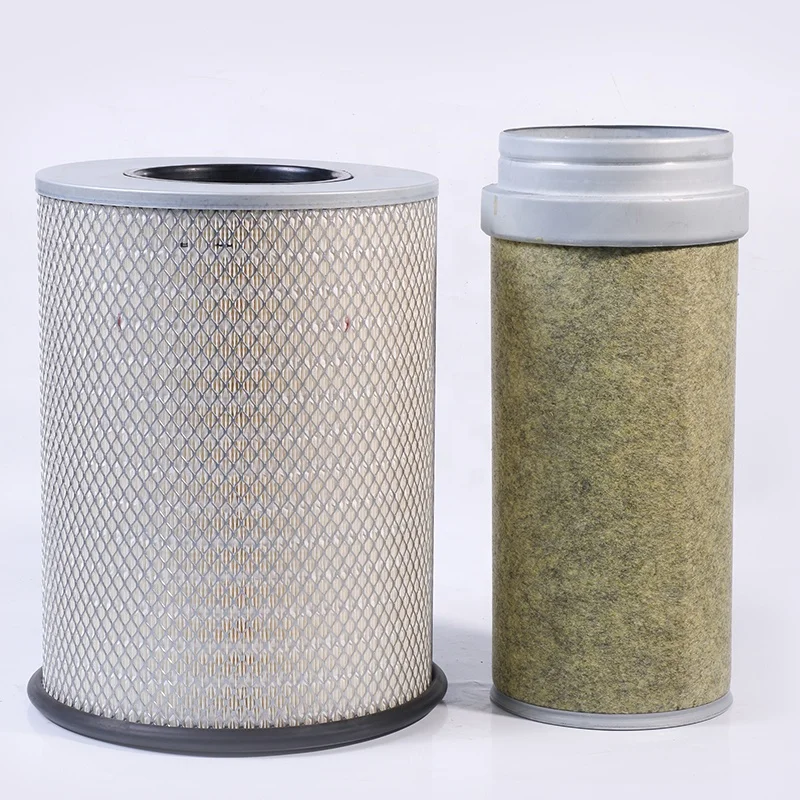 Автомобильный элемент для грузовика пылезащитный картридж оптовая продажа детали автомобильного двигателя универсальный комплект воздушных фильтров автомобиля