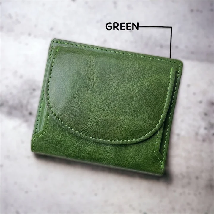 Slim Minimalist Leather Card Holder purse Front Pocket Wallet RFID Blocking Credit Card Wallet