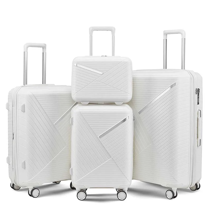 China high quality CE Rhos travel bag big suitcase lightweight hard shell checked allay trolley carry on spinner luggage