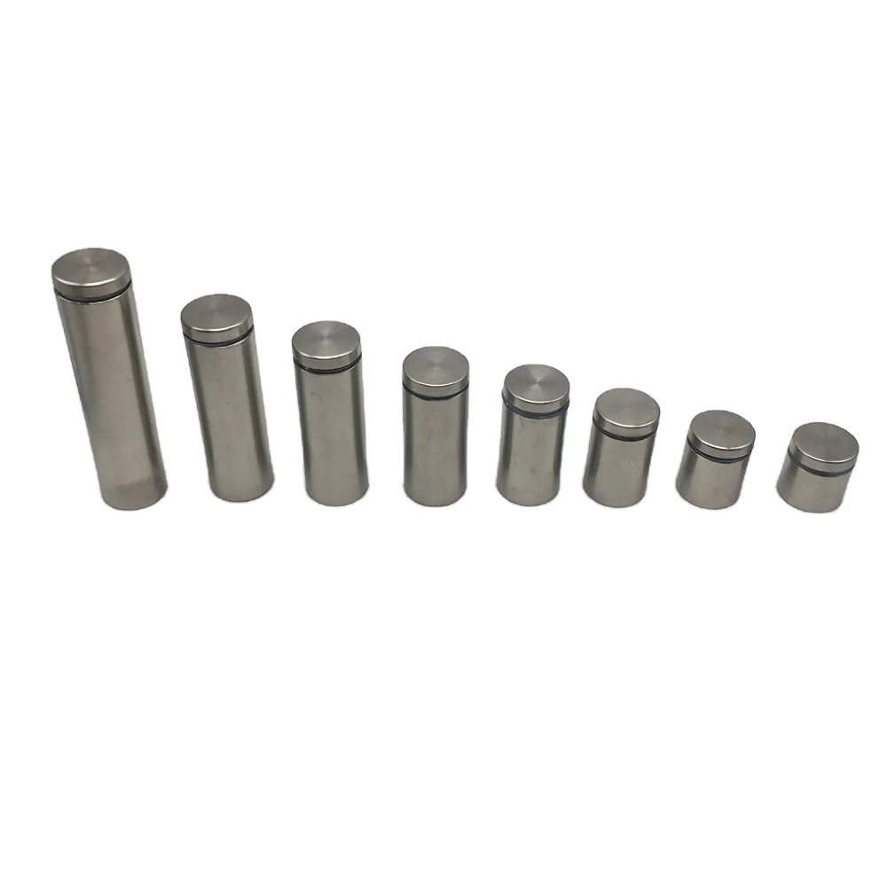 Standoff Fixings Chrome Screw Caps 19mm Standoff   Advertisement Screw NailGlass Standoff Bolt