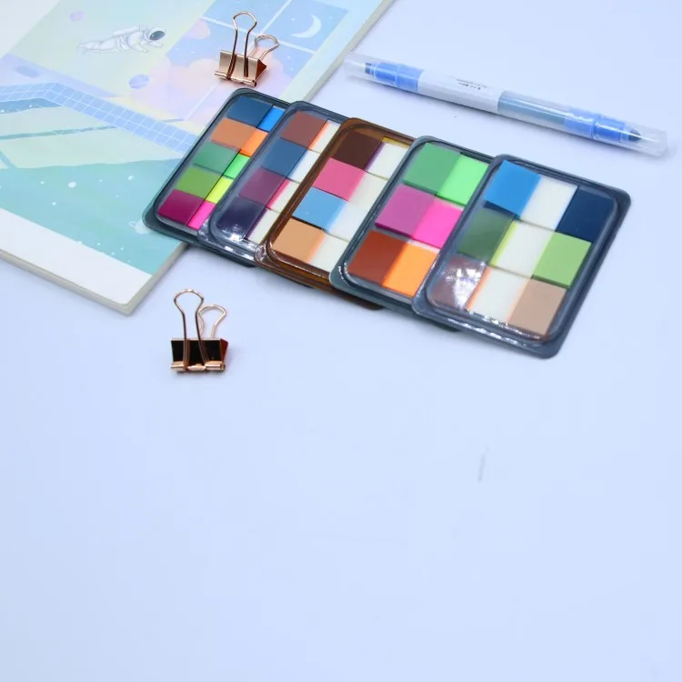 Myway Neon Page Markers Sticky Note Tabs,Colored Index Tabs Flags, Fluorescent Pet Sticky Notes