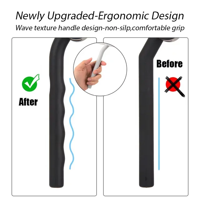 Stainless Steel Raam Douche Wisser Window Wiper Black Silicone Window Scraper Shower Squeegee