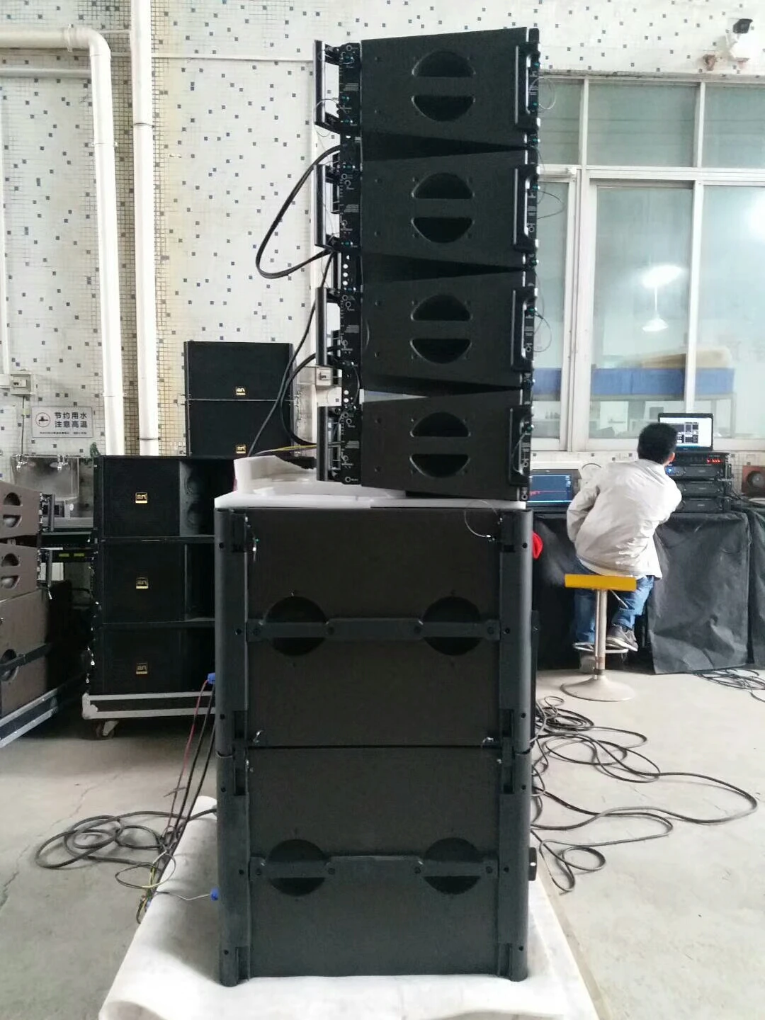 HOT SALE Professional  Line Array  Sub Bass speaker Low Bass MusicSystem For BAR Outdoor Audio china professional speaker KARA