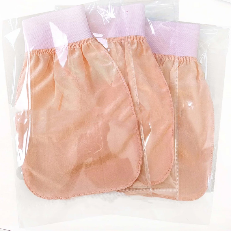 Natural Raw Silk Viscose Gloves Face And Body Remove Dead Skin Bath Mitt 100% Pure Silk Exfoliating Gloves Products