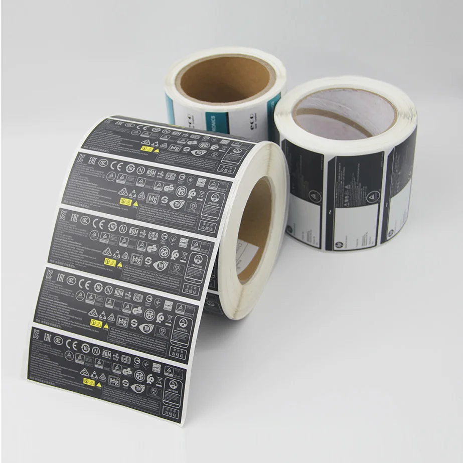 Sedex /FSC/UL Approved Factory 19 Year Printing Experience Application Custom UL Electronic Sticker Label