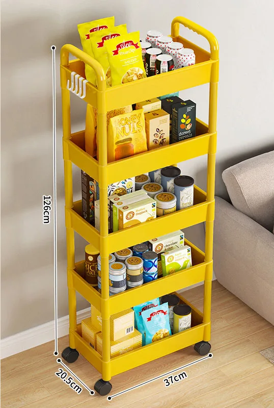 PP Plastic Multilayer Save Space Crack Shelf Removable Storage Rack Kitchen Organizer Storage Holders & racks