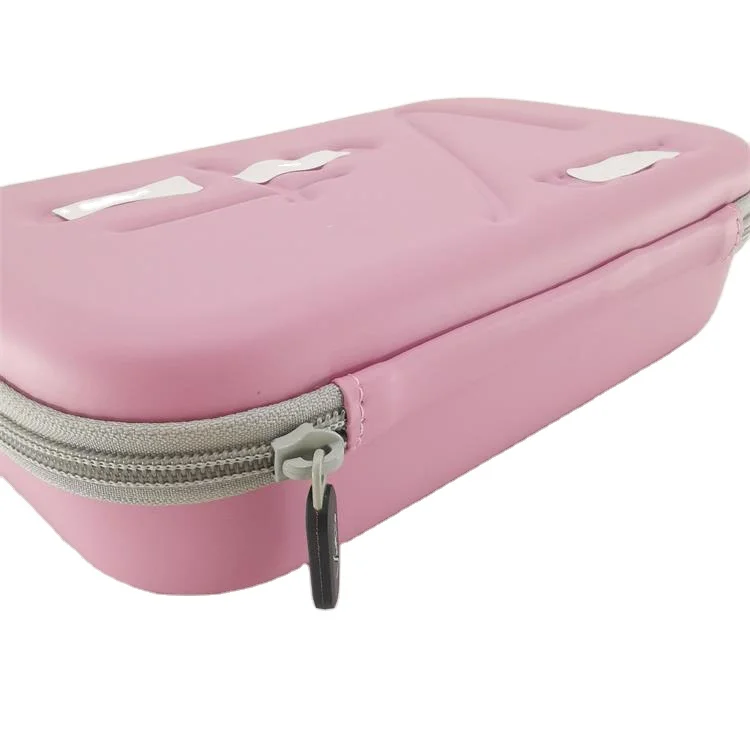 High Protection Premium Travel Storage Carry EVA Bag Leather Rose Gold Beauty Cases