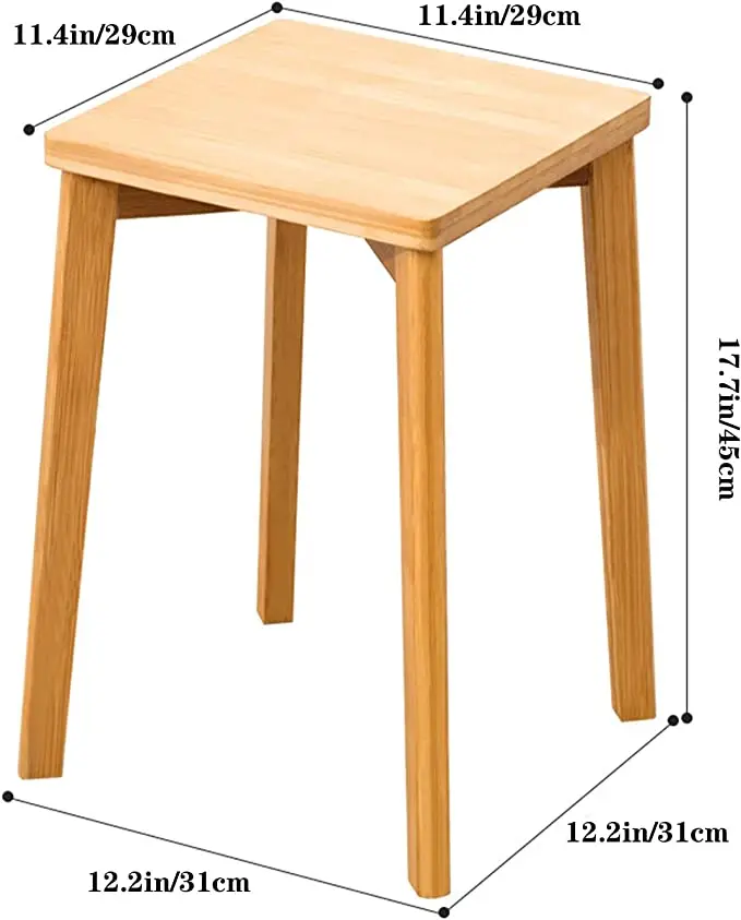 Creative Stool for Bathroom Foldable Step Stool Bamboo Squatty Potty Bamboo Toilet Step Stool