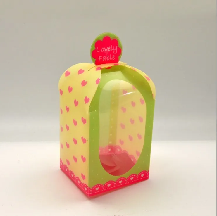 
Exquisite Transparent PET PVC Packing Pla Plastic Box For Cake Candy Gift Wedding Package 