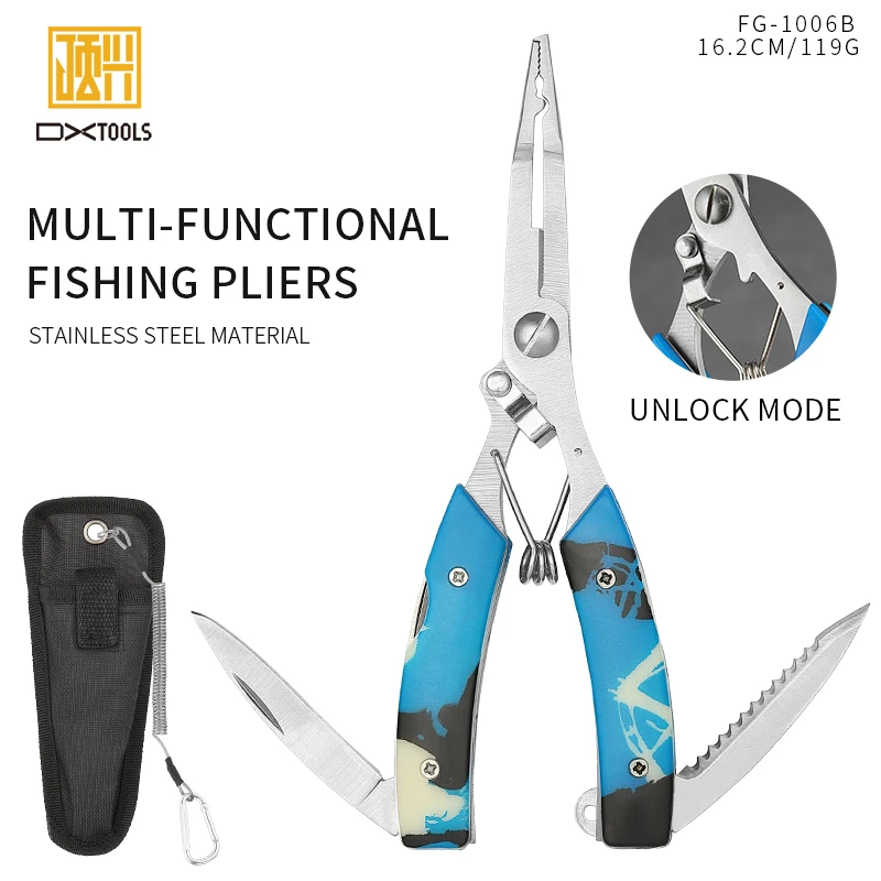 Hot Sale Camouflage Hook Remover Pesca Tools for Fishing Stainless Steel Fishing Line