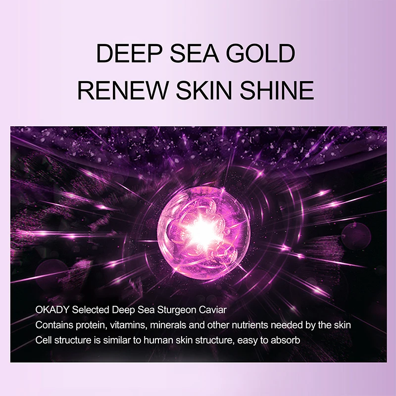 Skin Care Product Kit Whitening Anti Ageing Eye Cream  Face Cleanser Serum Caviar Hyaluronic Acid Luxury Skin Care Set