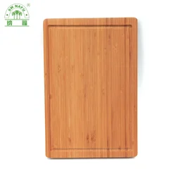 Wholesale hot sale bamboo sushi cutting board kitchen with water channel