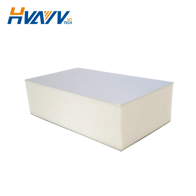 Heat resistance exterior wall roof foam insulation pu cold room panel rigid polyisocyanurate insulation board