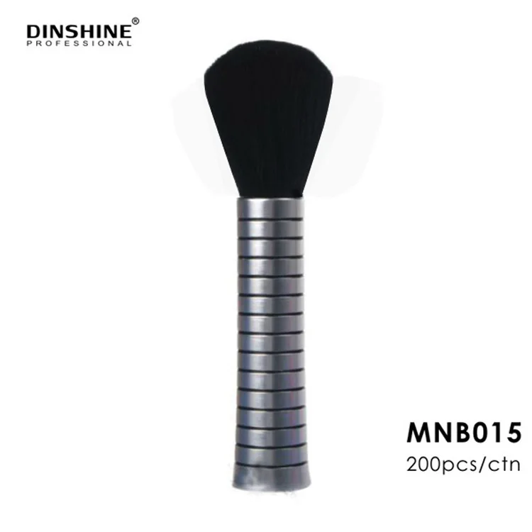 Hair Cutting Black Marvy Wide Powder Neck Duster For Barber